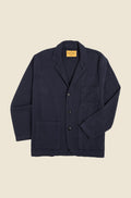 Original Madras Trading Company N°249 SB 5-Roll-3 Button Soft Jacket - Navy - garment view