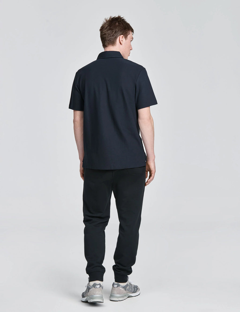 Håndværk Pima Pique Polo Dark Navy
