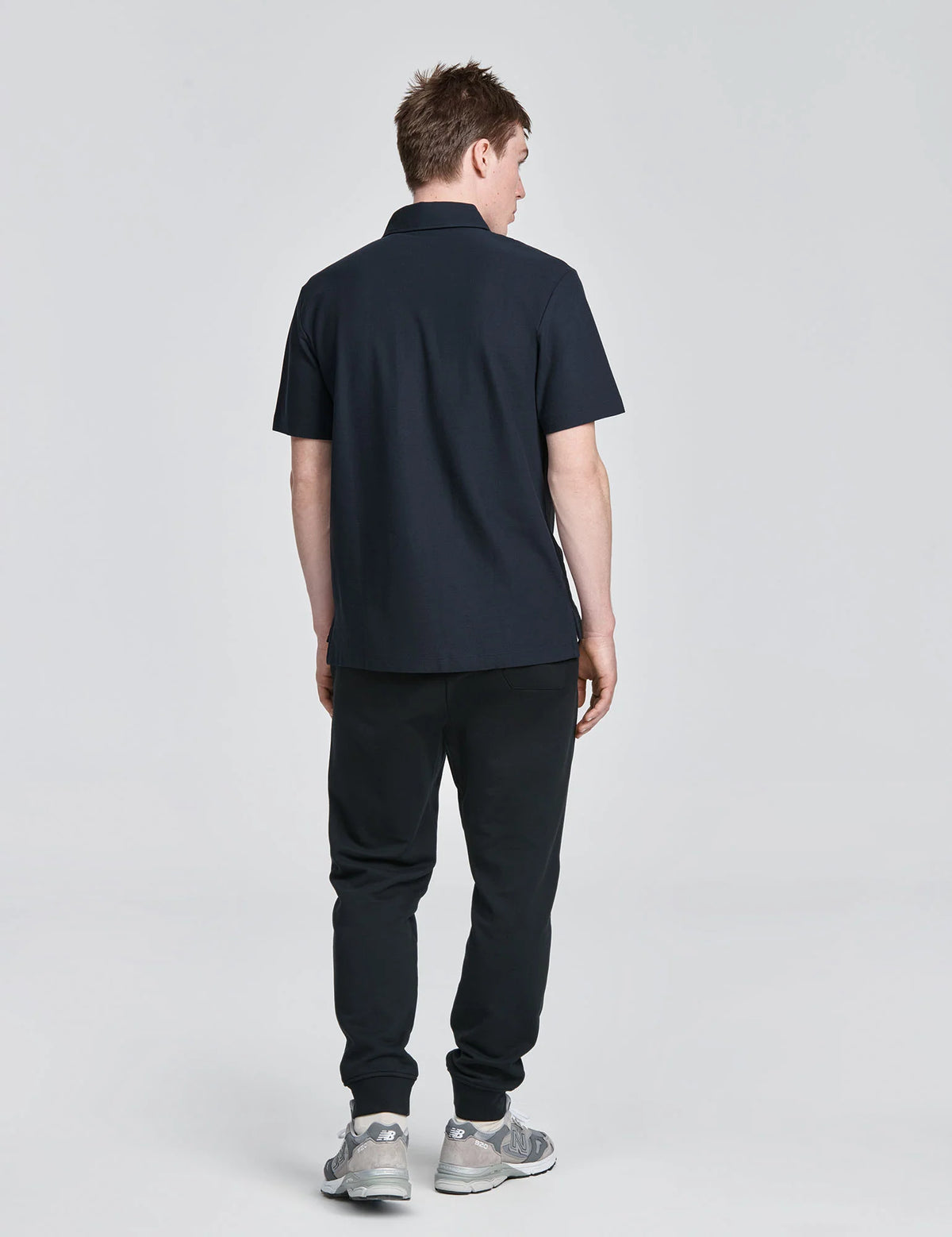 Håndværk Pima Pique Polo Dark Navy