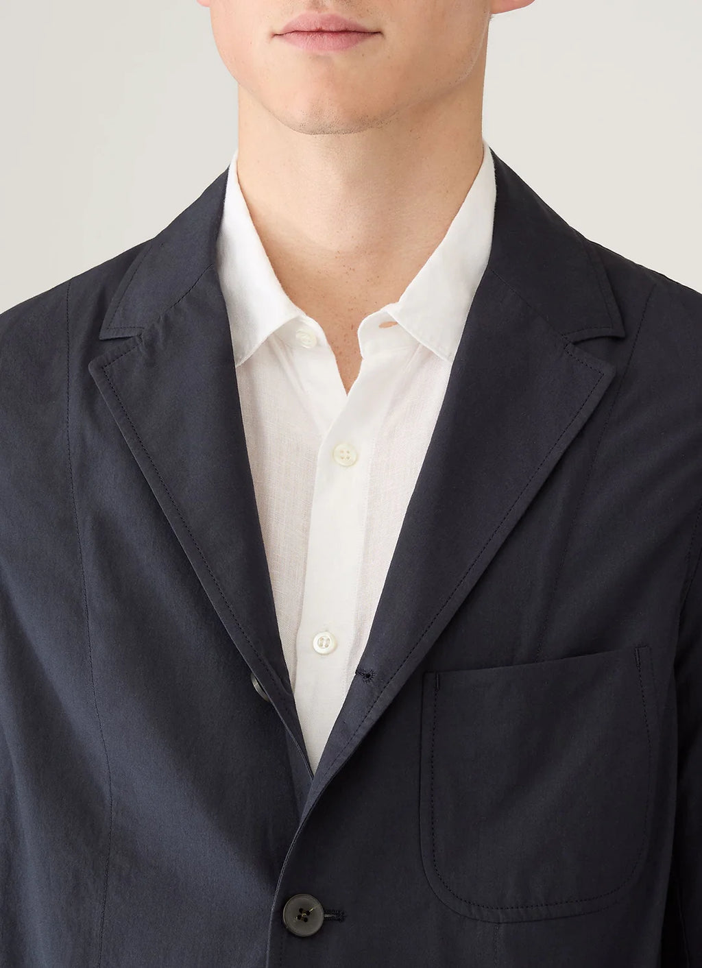 Sunspel Lightweight Cotton Poplin Blazer