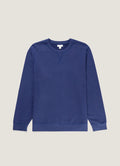 Sunspel Loopback Sweatshirt - Ink Blue