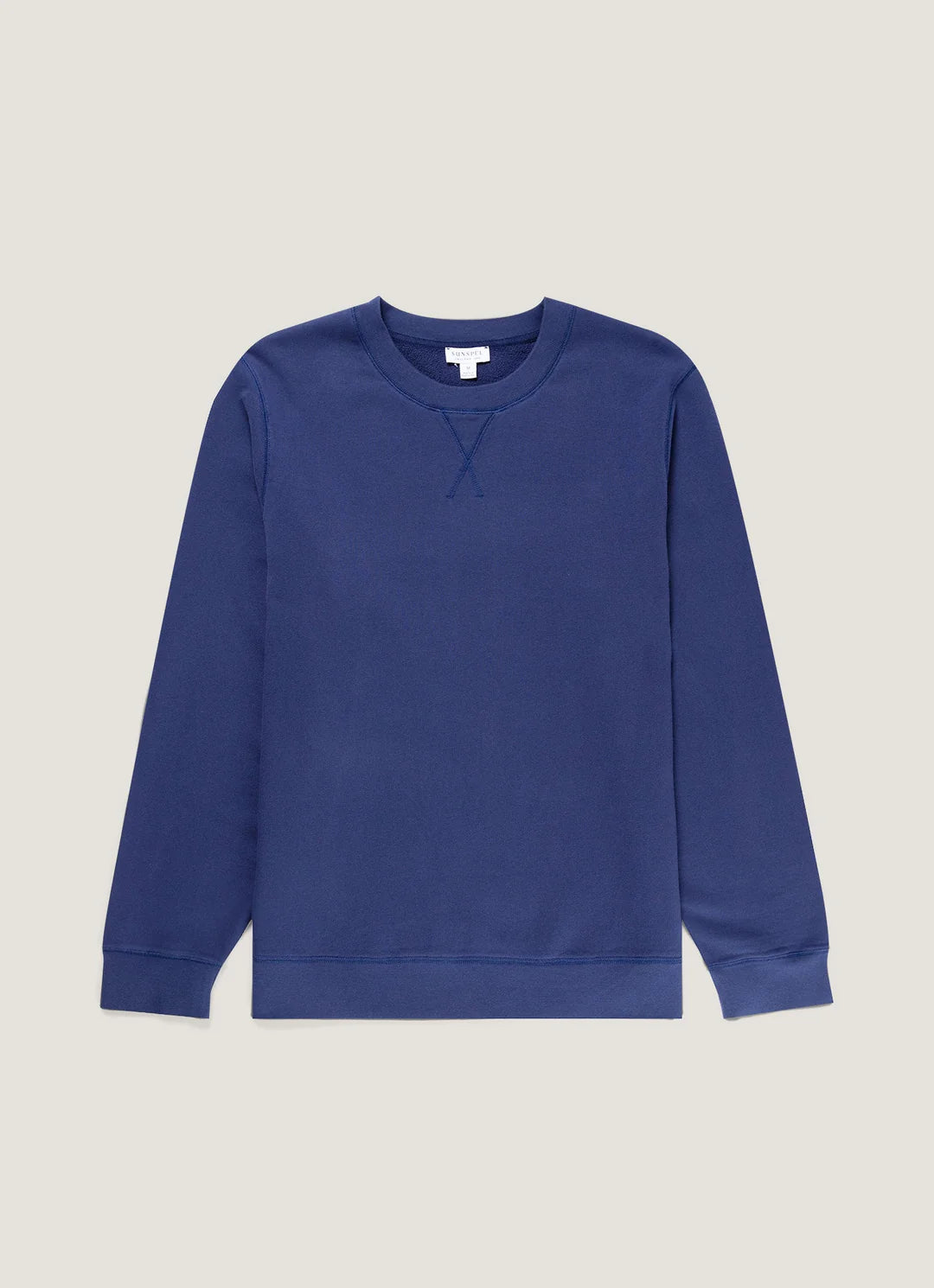 Sunspel Loopback Sweatshirt - Ink Blue