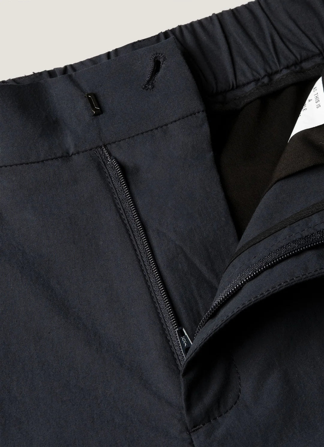 Sunspel Lightweight Cotton Poplin Trouser - Navy