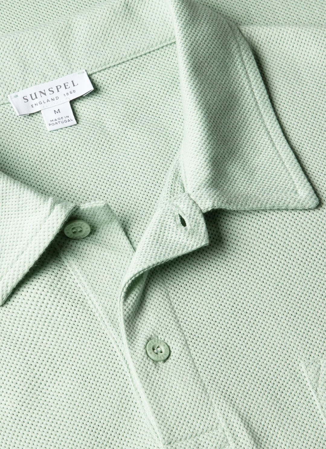 Sunspel SS Riviera Polo Shirt - Laurel