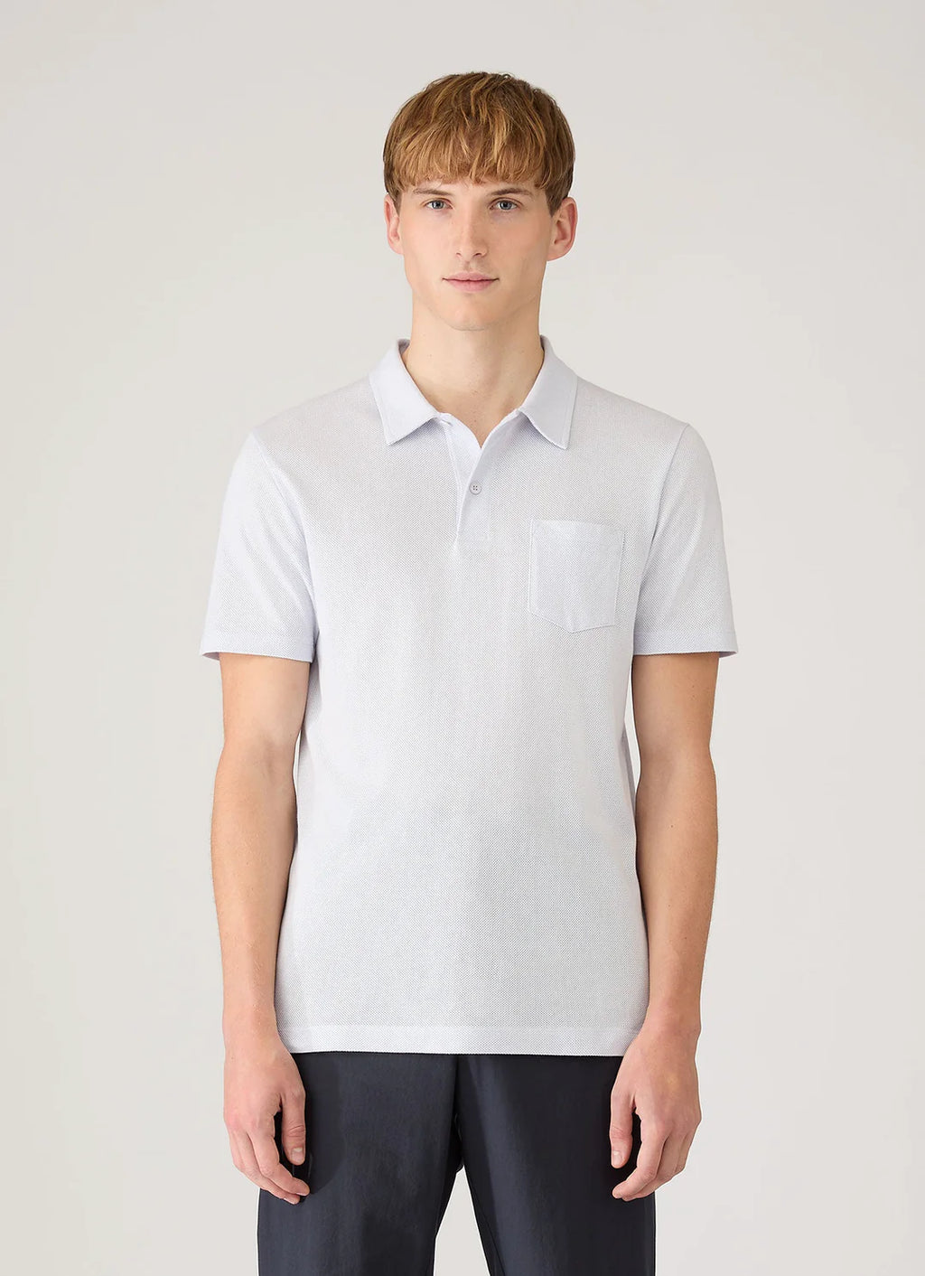 SS Riviera Polo Shirt - Light Blue
