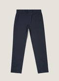 Sunspel Lightweight Cotton Poplin Trouser - Navy