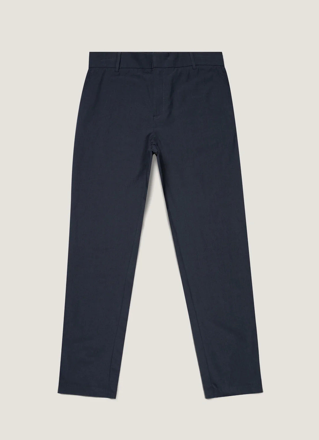 Sunspel Lightweight Cotton Poplin Trouser - Navy
