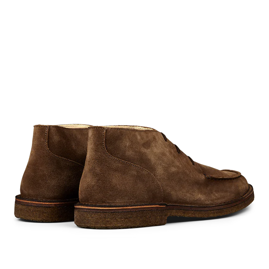 ASTORFLEX Dark Khaki Suede Deukeflex Chukka Boots
