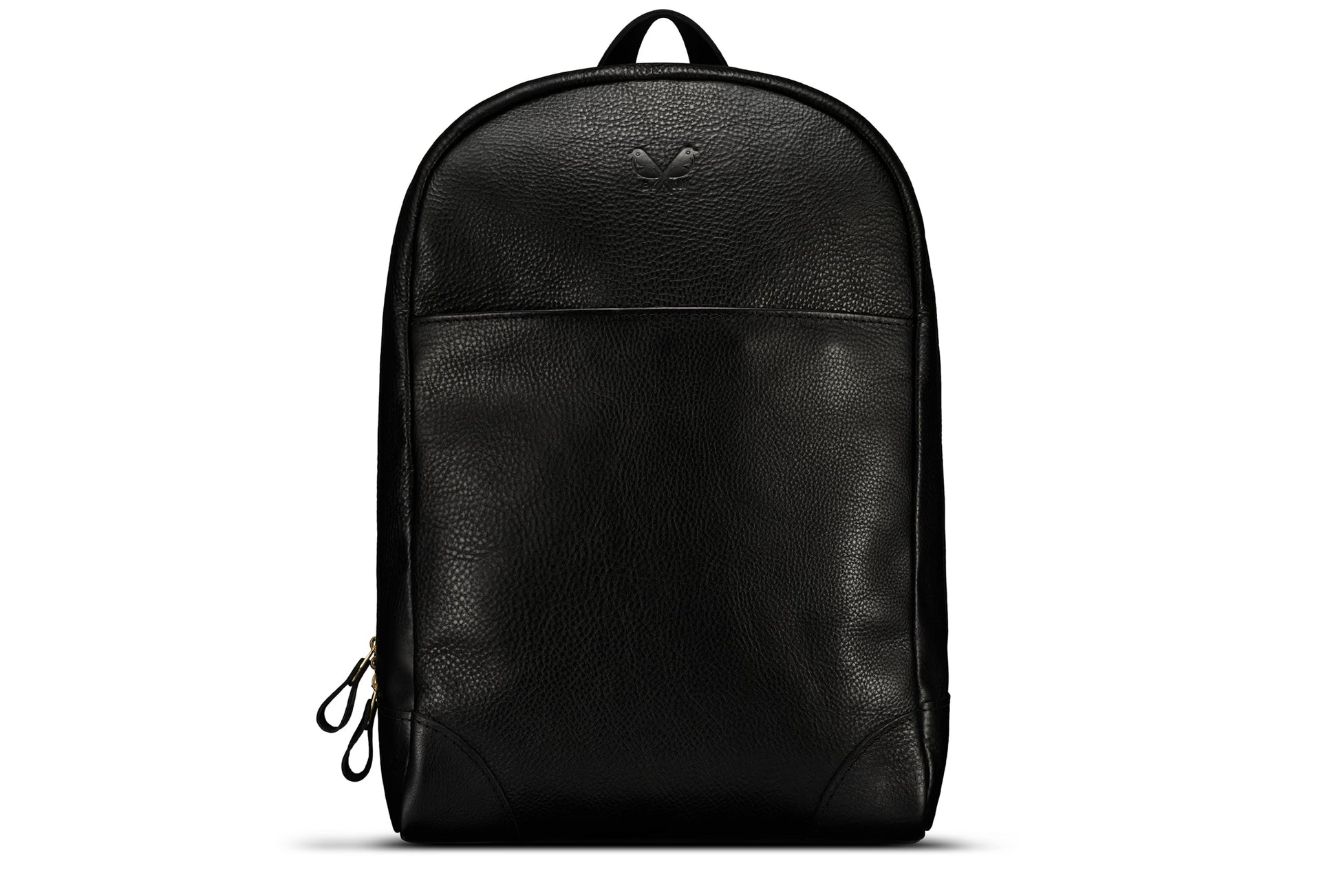Bennett Winch Black Leather Backpack