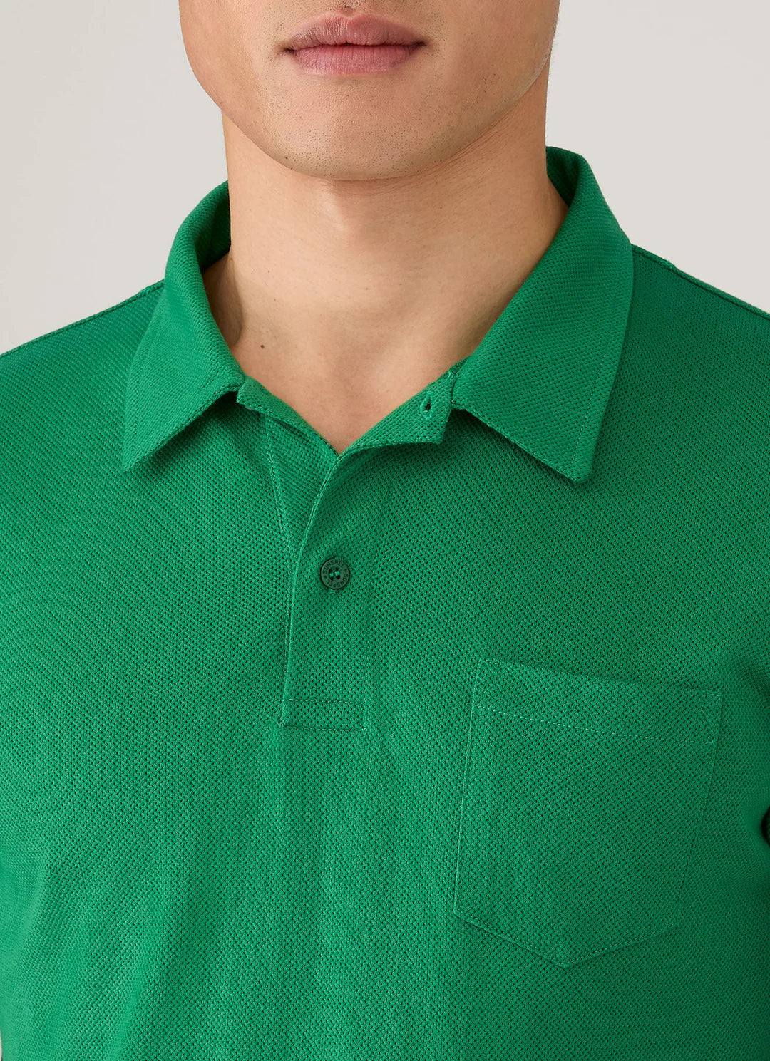 Sunspel SS Riviera Polo Shirt - Bright Green