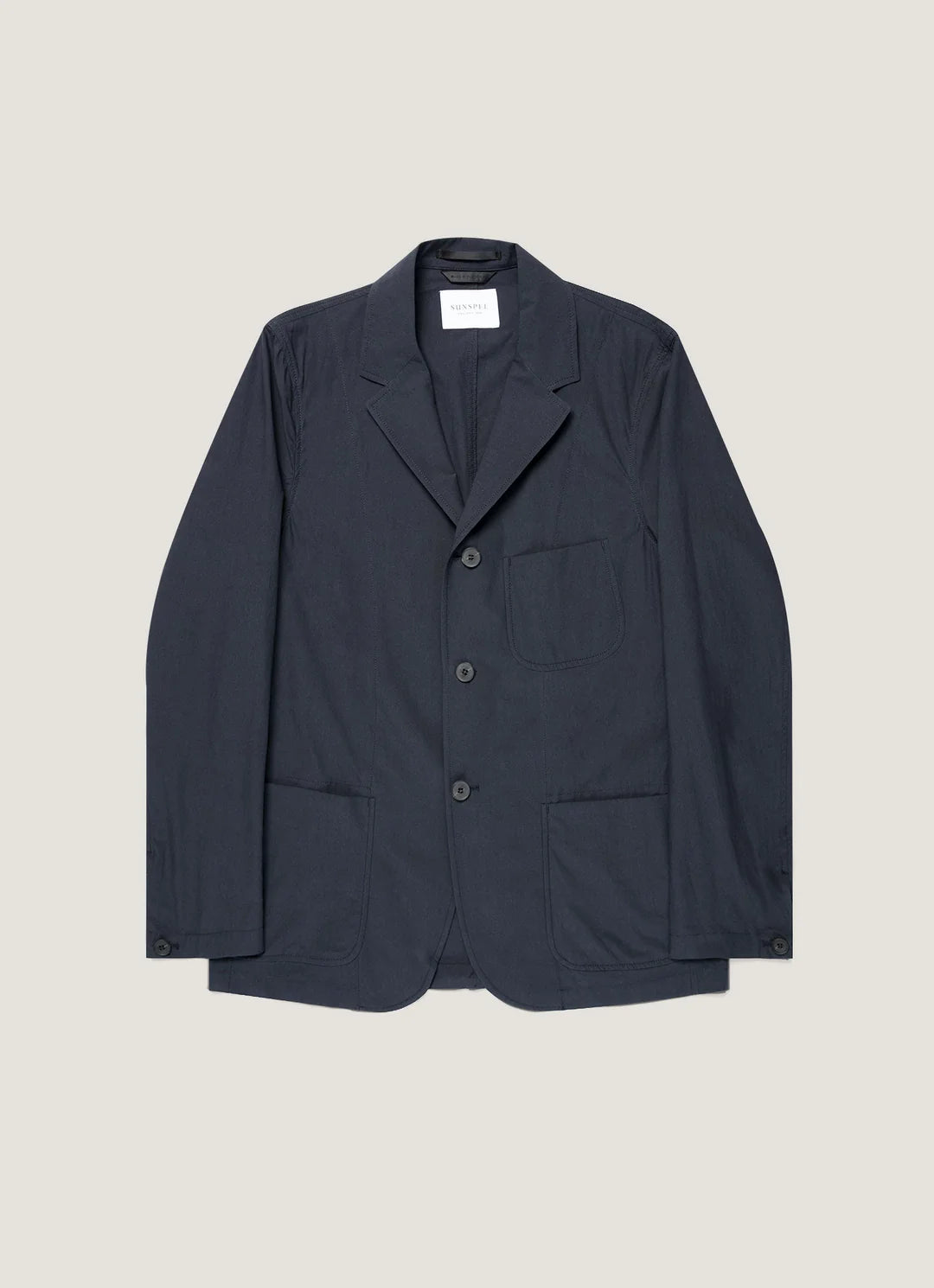 Sunspel Lightweight Cotton Poplin Blazer