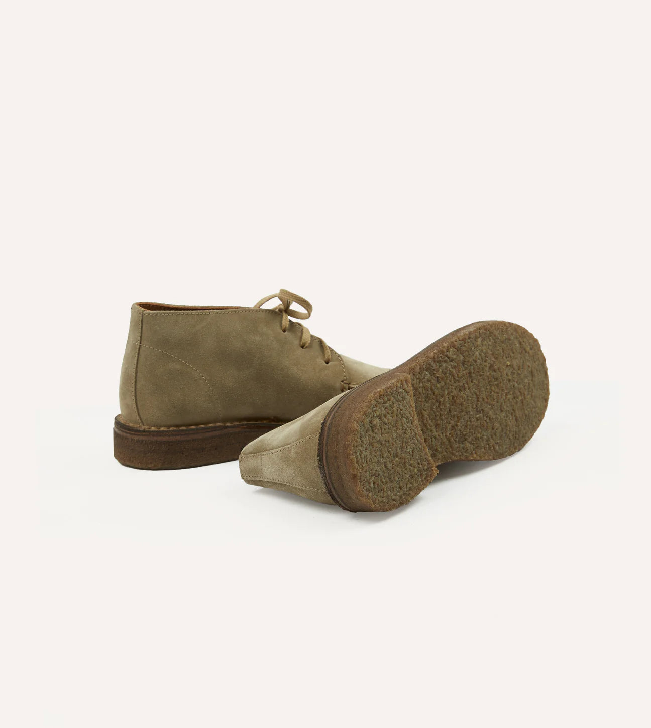 Drakes Crosby Moc-Toe Chukka Boot Sand Suede