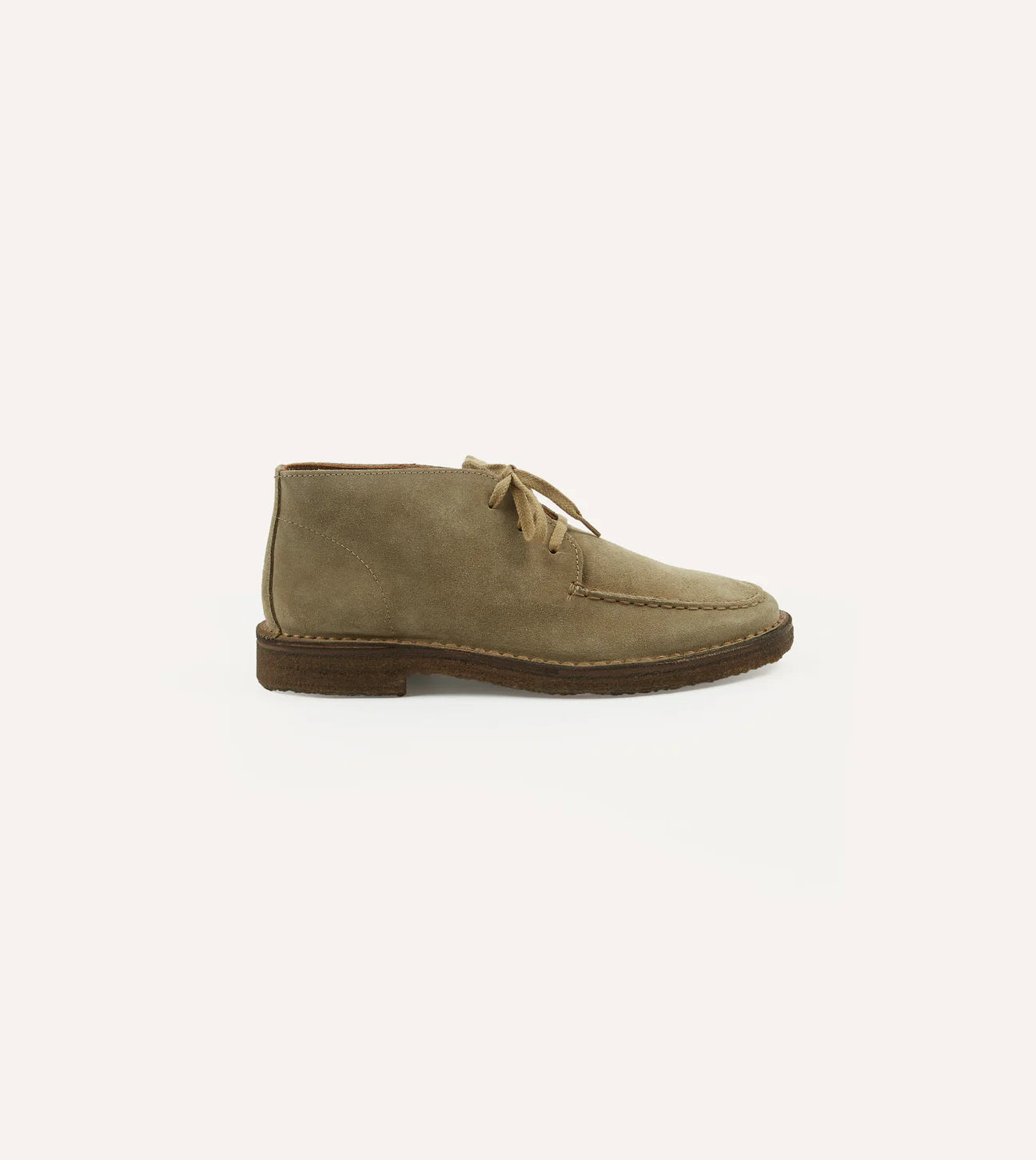 Drakes Crosby Moc-Toe Chukka Boot Sand Suede