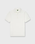 SID MASHBURN Rally Polo Sweater Chalk Cotton