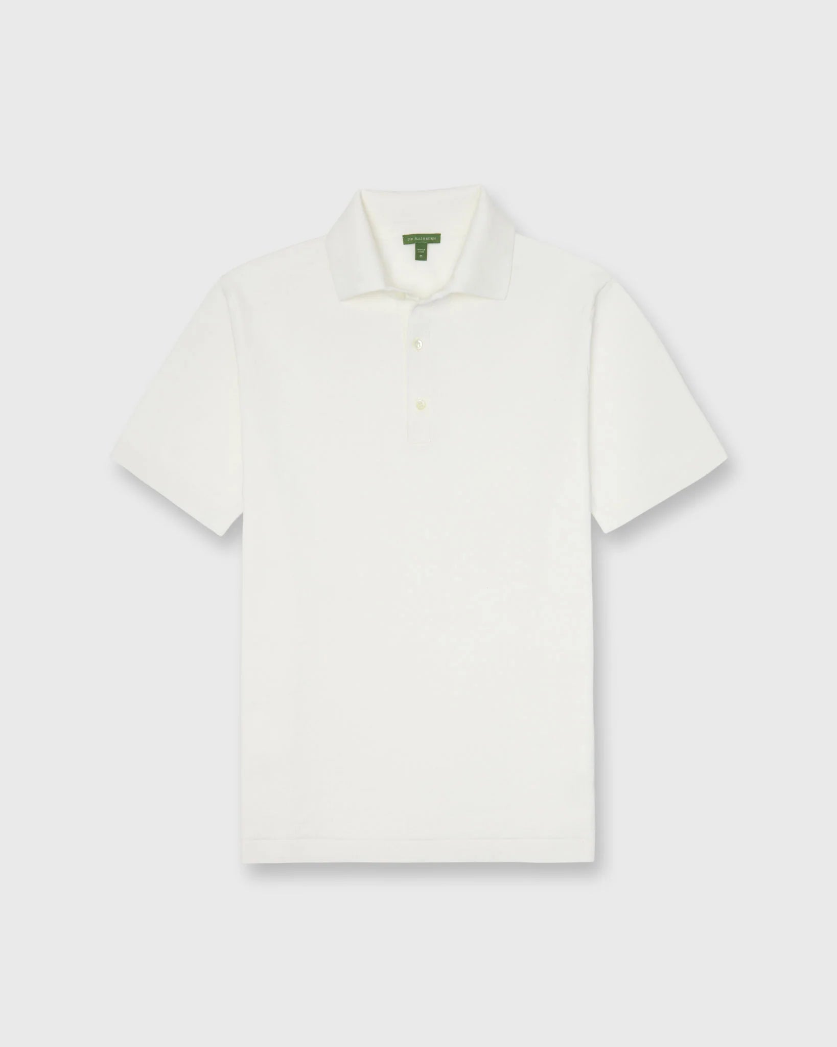 SID MASHBURN Rally Polo Sweater Chalk Cotton
