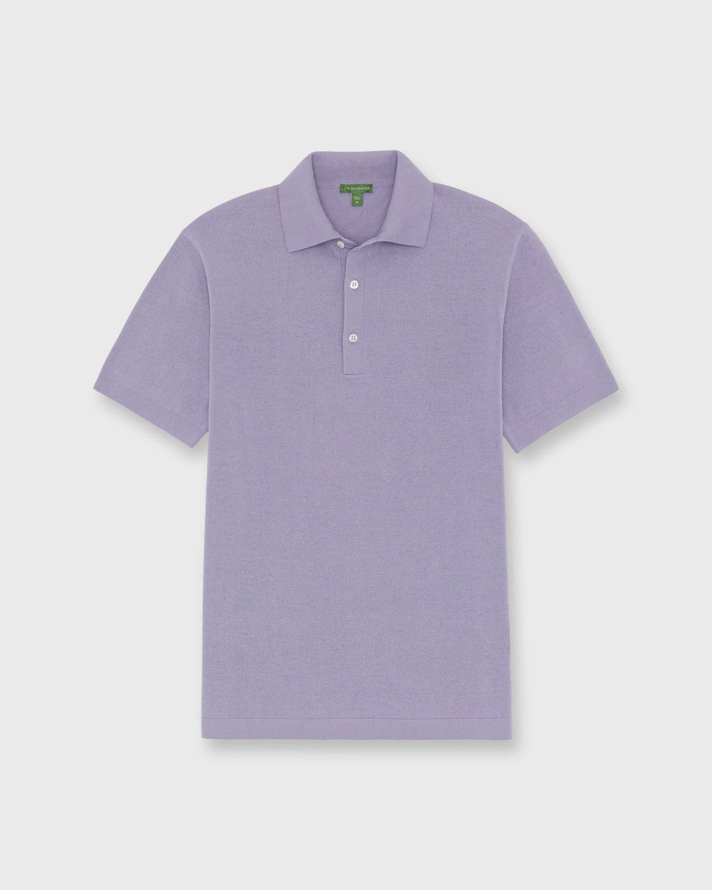 SID MASHBURN Rally Polo Sweater Lilac Ice Cotton