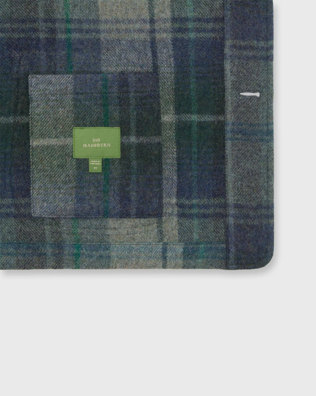 Sid Mashburn Chore Jacket Blue/Fog/Green Plaid Flannel