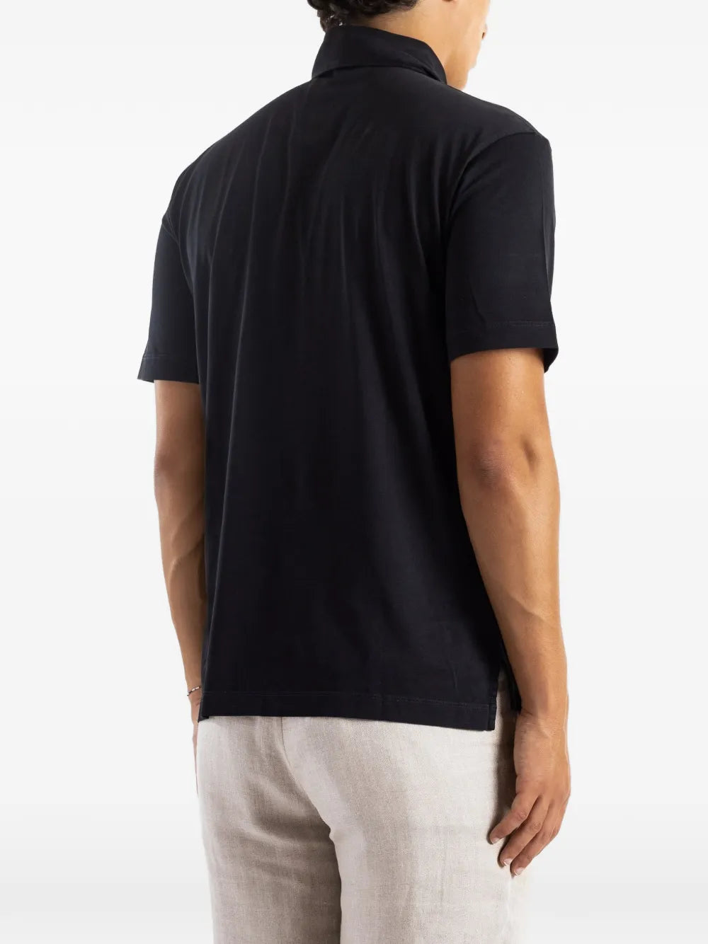Håndværk Pima Jersey Polo Black