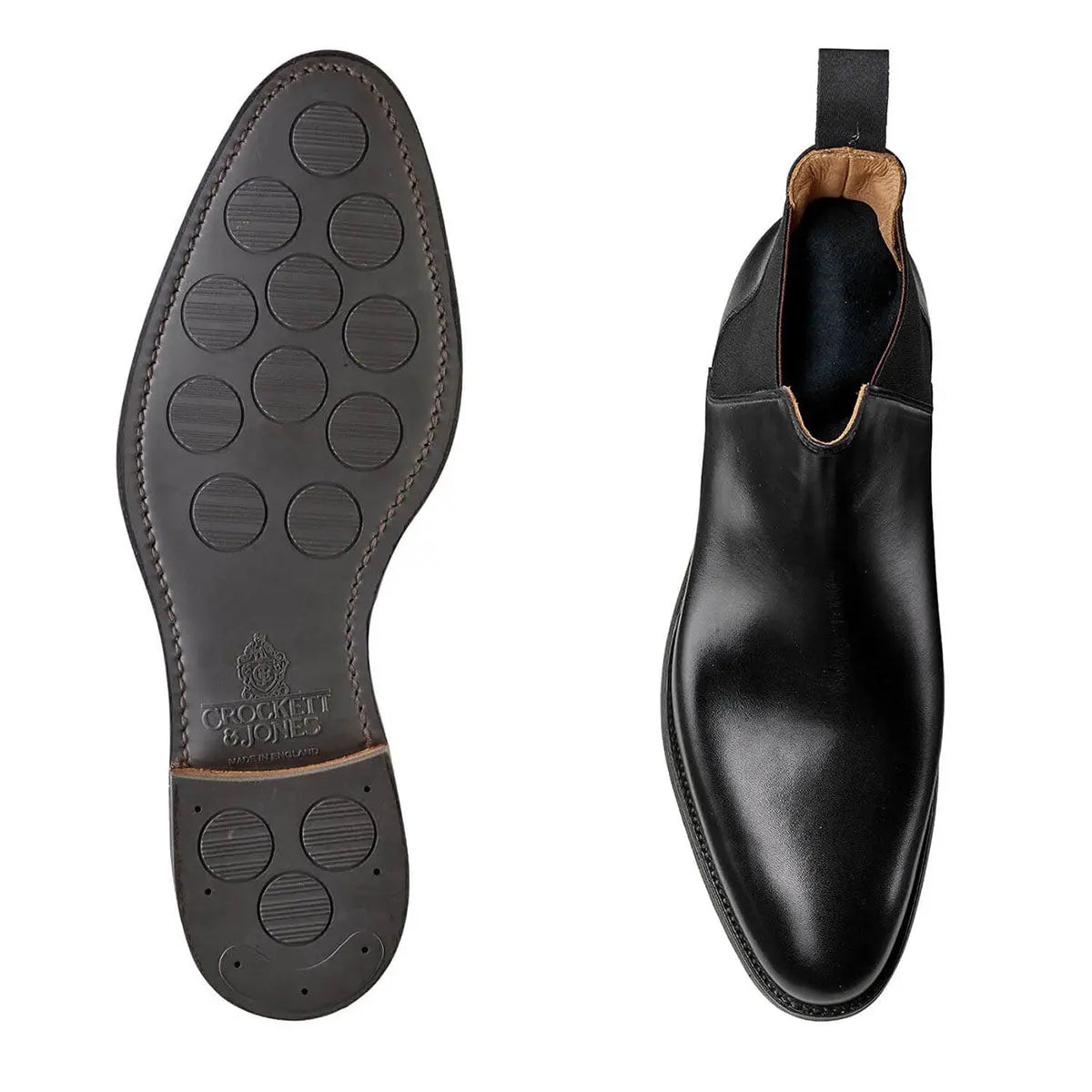 Crockett & Jones CHELSEA 8 Black Calf