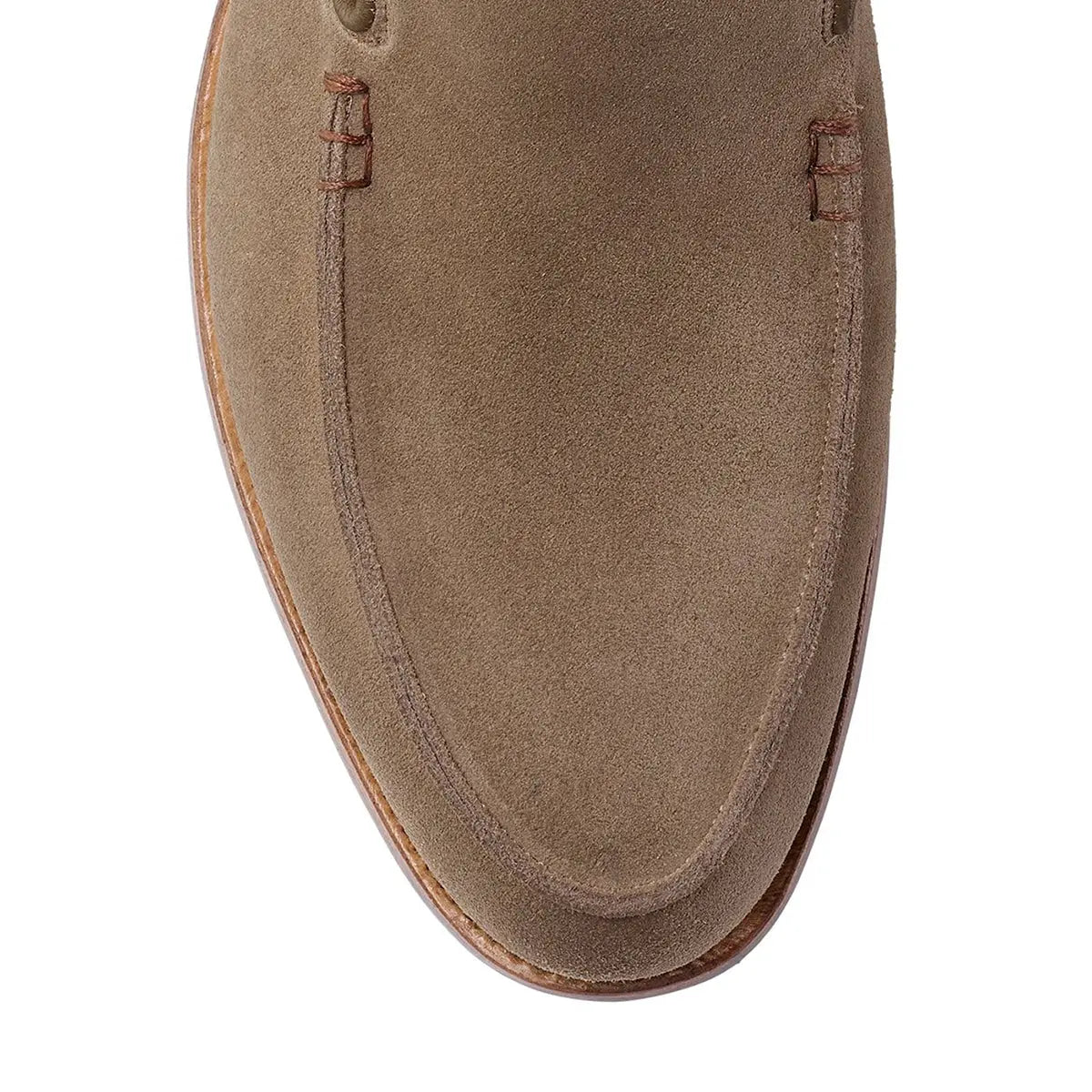 Crockett & Jones SALCOMBE Khaki Suede Loafer