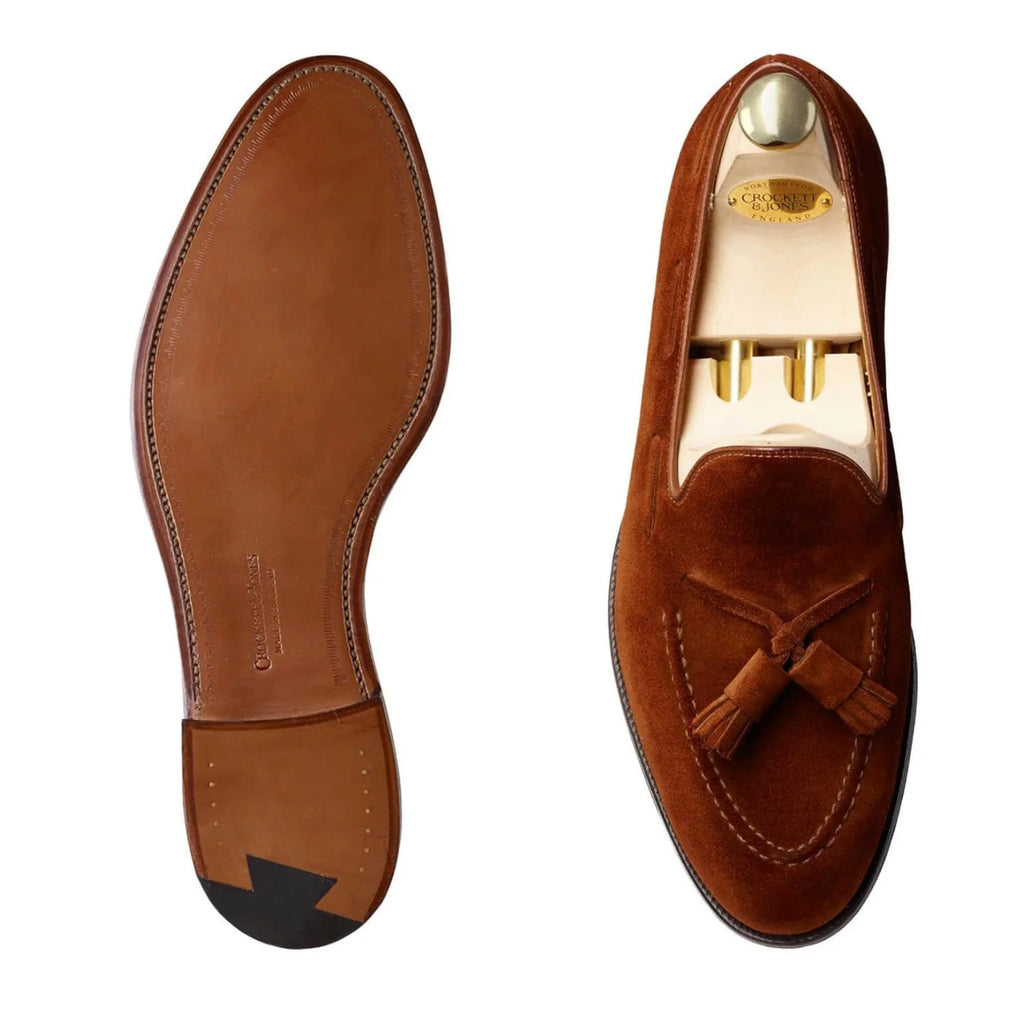 Crockett & Jones CAVENDISH 2 Polo Brown Calf Suede