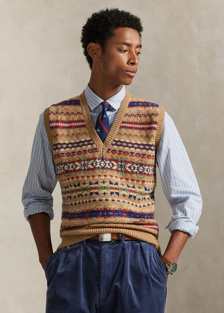 Polo Ralph Lauren Fair Isle wool sweater vest