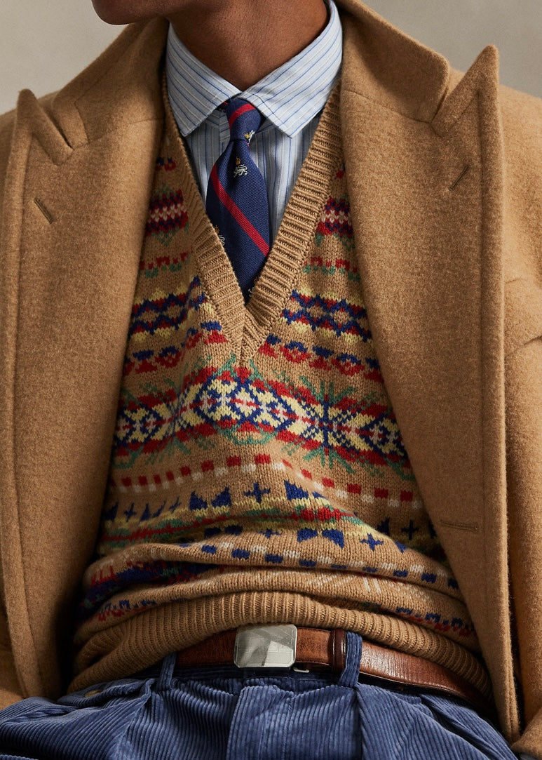 Polo Ralph Lauren Fair Isle wool sweater vest