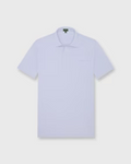 SID MASHBURN Short-Sleeved Polo Pale Blue Pima Pique