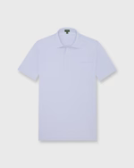SID MASHBURN Short-Sleeved Polo Pale Blue Pima Pique