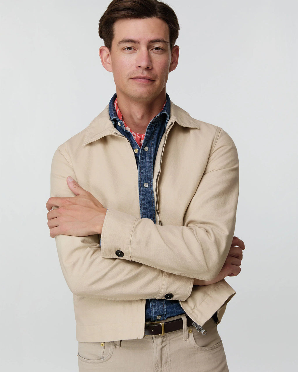 Sid Mashburn Scrambler Jacket Khaki Canvas Regular