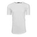 White t-shirt on a white background