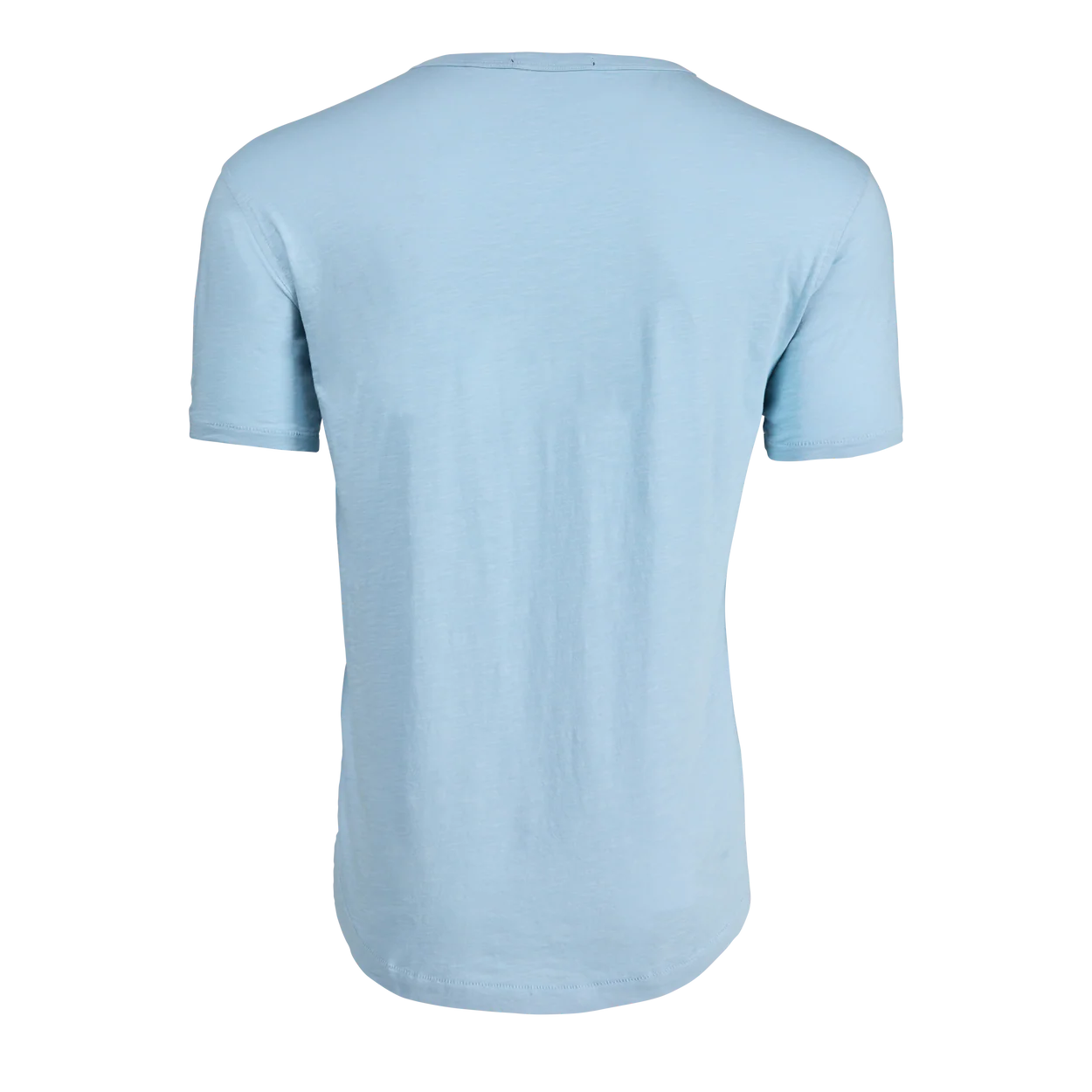 Light blue t-shirt on a white background