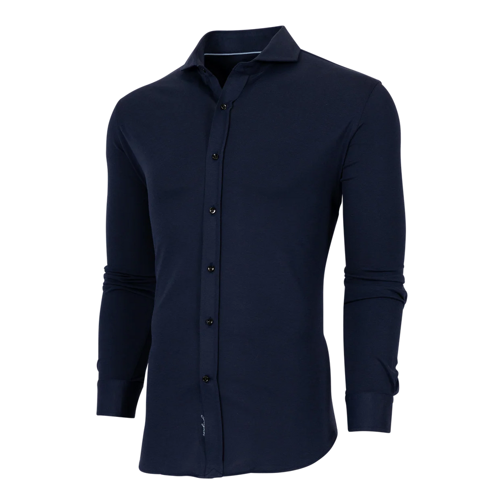 Greyson Omaha Pique Dress Shirt Classic Oxford Collared Shirt