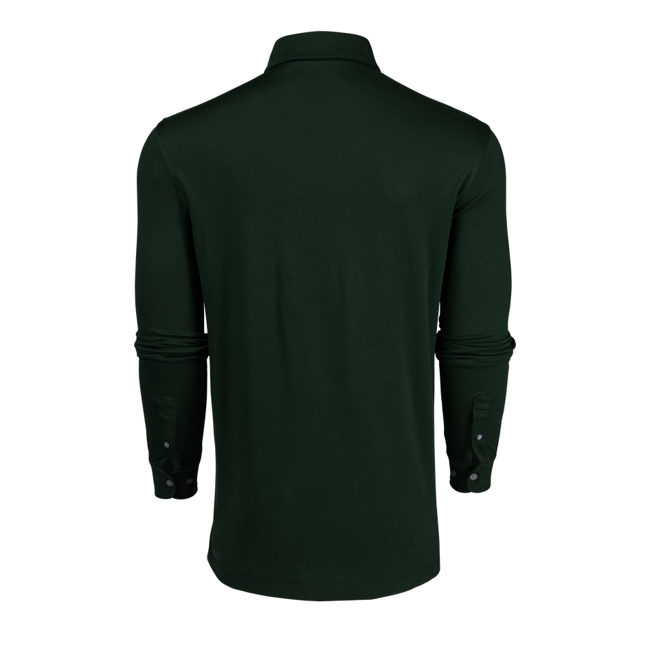 Dark green shirt on a white background