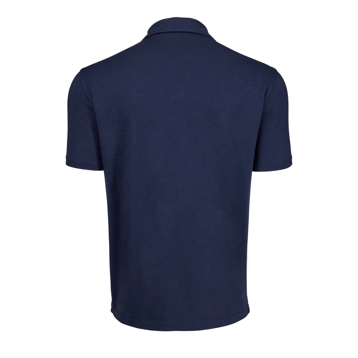 Greyson Alpha Slub Johnny Collar Short Sleeve Polo Relaxed Cotton Johnny Collar Polo