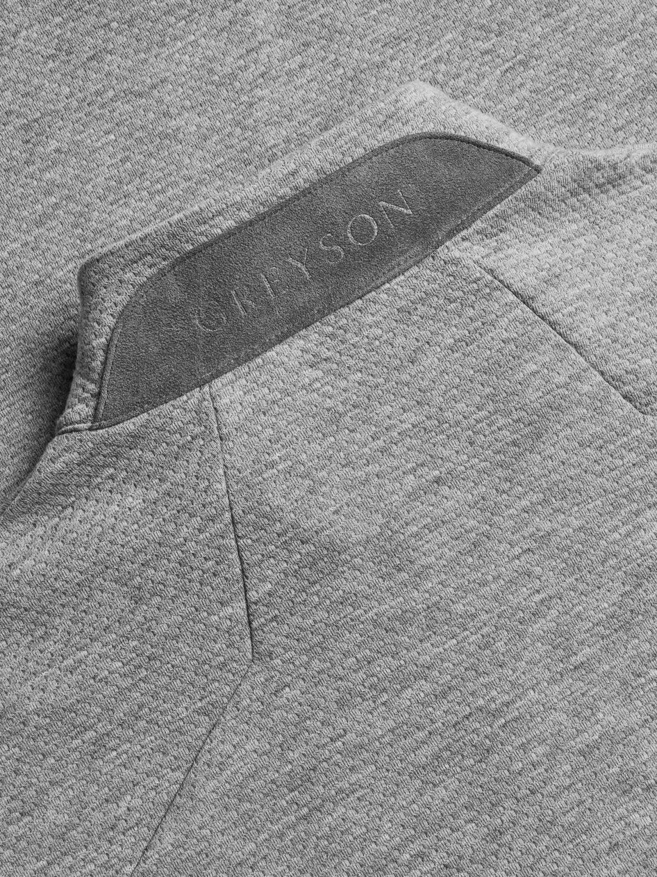 Greyson Troy Quarter-Zip Heavyweight Textured Fleece Quarter-Zip