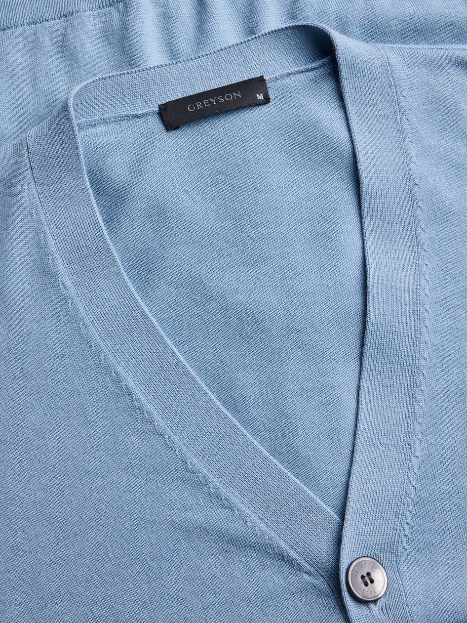 Greyson Saratoga Cardigan Tropical Weight Merino Wool Button-Up Cardigan