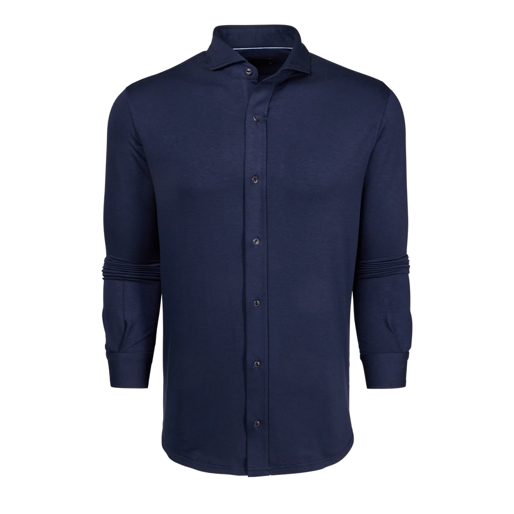 Greyson Catskill Knit Shirt Tailored-Fit Knit Button-Up Shirt