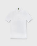 Sid Mashburn Short-Sleeved Polo White Pima Pique