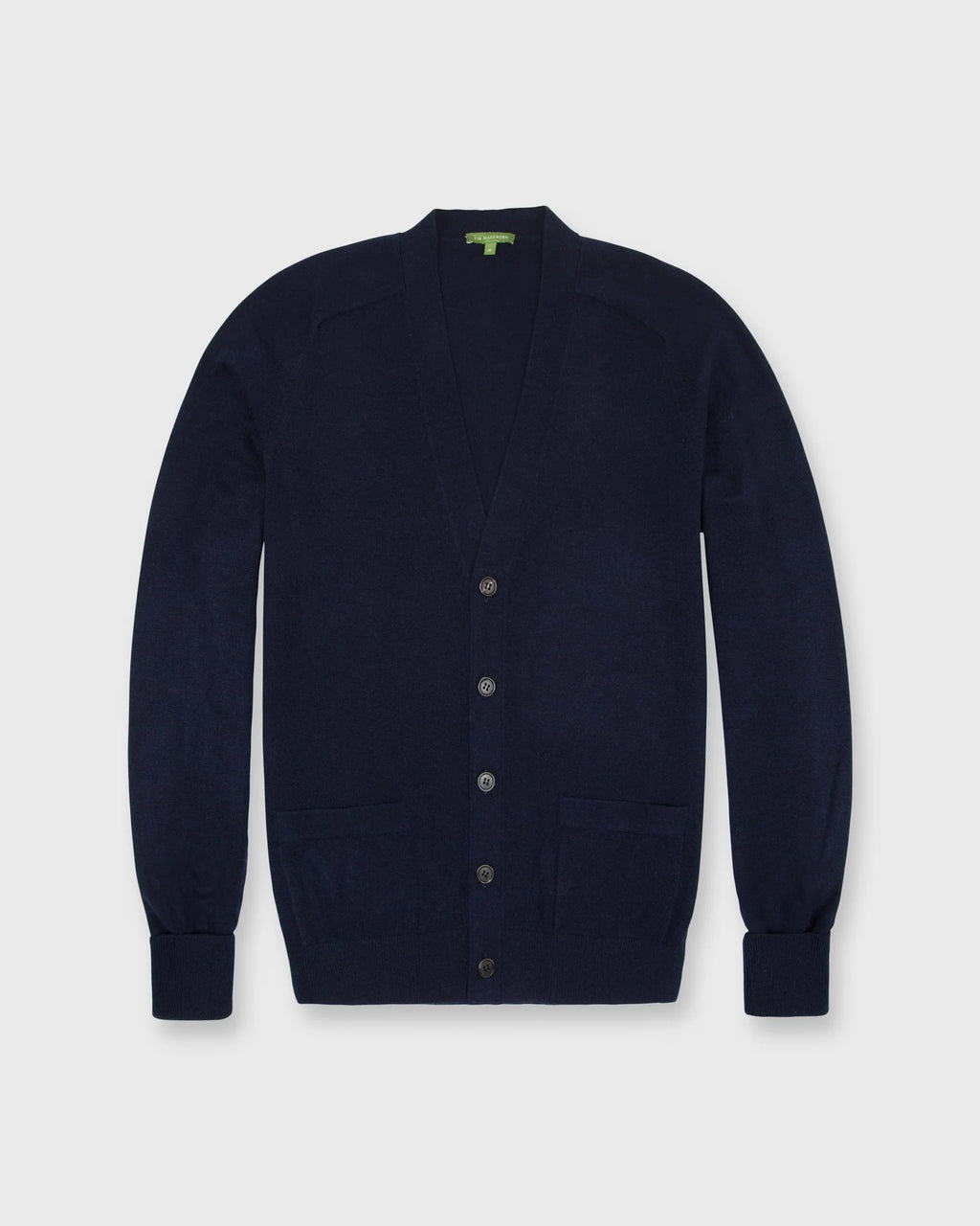 Sid Mashburn Classic V-Neck Cardigan Navy Cashmere
