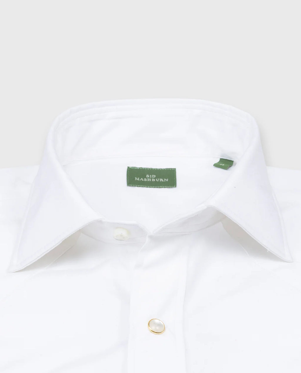 Sid Mashburn Western Work Shirt White Poplin