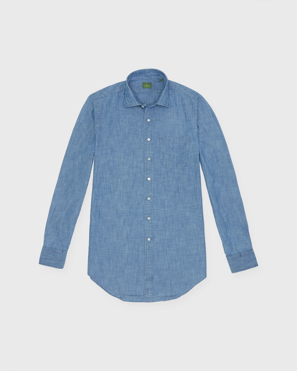 Sid Mashburn Otto Handmade Sport Shirt Extra Light Washed Chambray