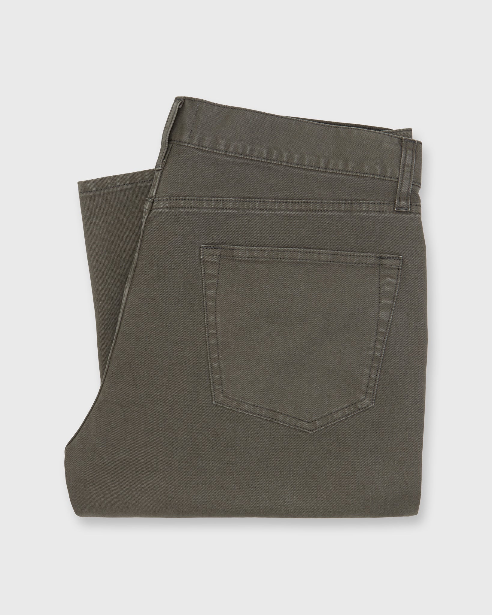 Sid Mashburn Slim Straight 5-Pocket Pant Smoke Twill
