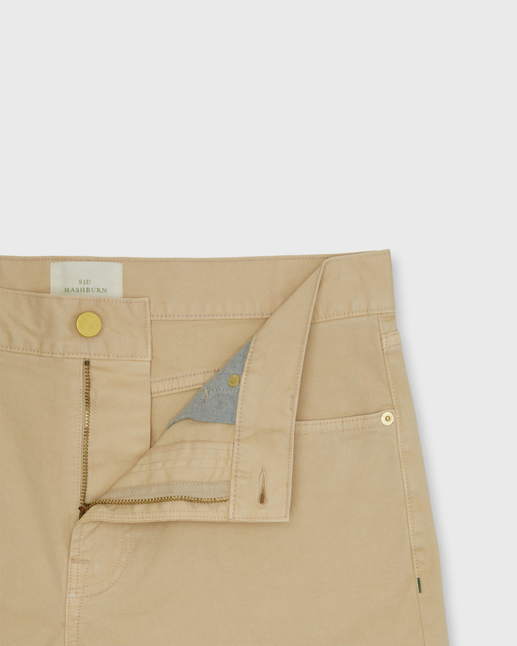 Sid Mashburn Slim Straight 5-Pocket Pant Khaki Twill