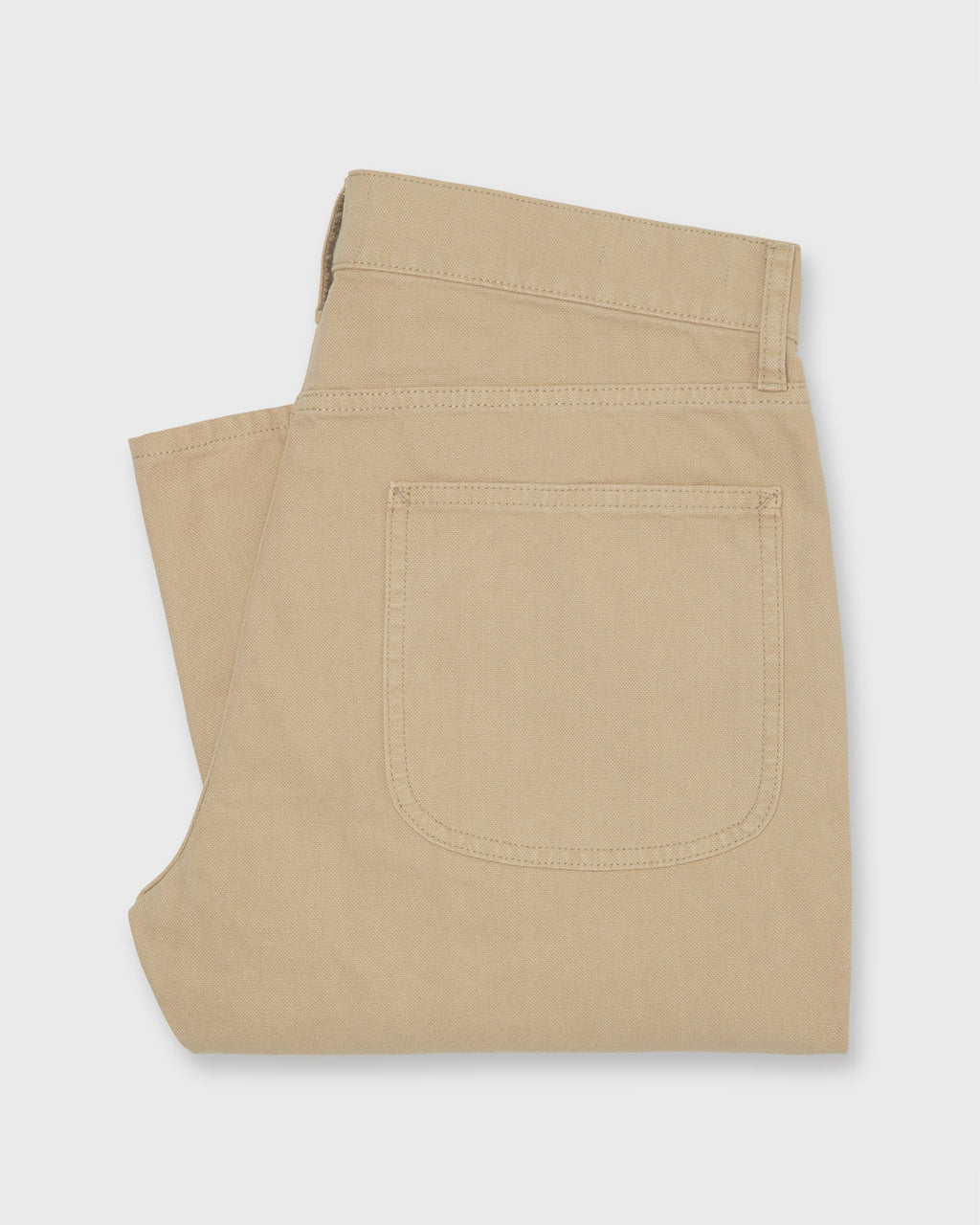 Sid Mashburn Brush Pant Khaki Garment-Dyed Canvas