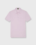 Sid Mashburn Short-Sleeved Polo Pale Pink Pima Pique