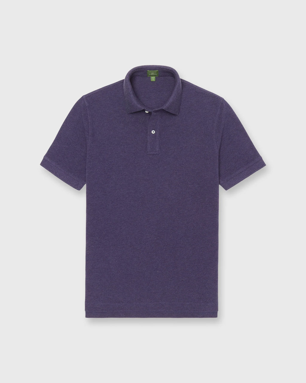 Sid Mashburn Court Polo Heather Nightshade Pima Pique