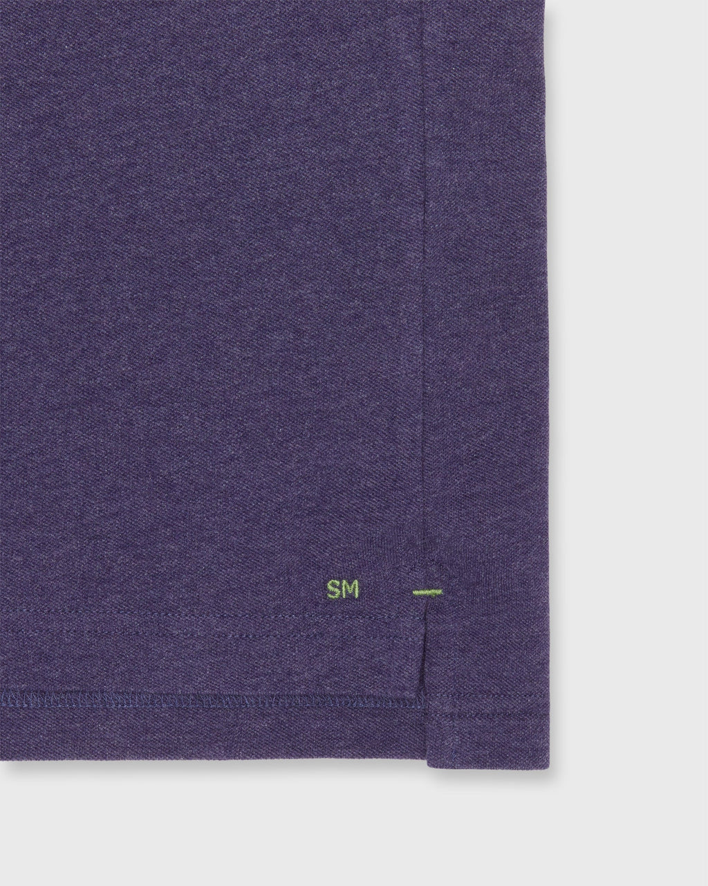 Sid Mashburn Court Polo Heather Nightshade Pima Pique