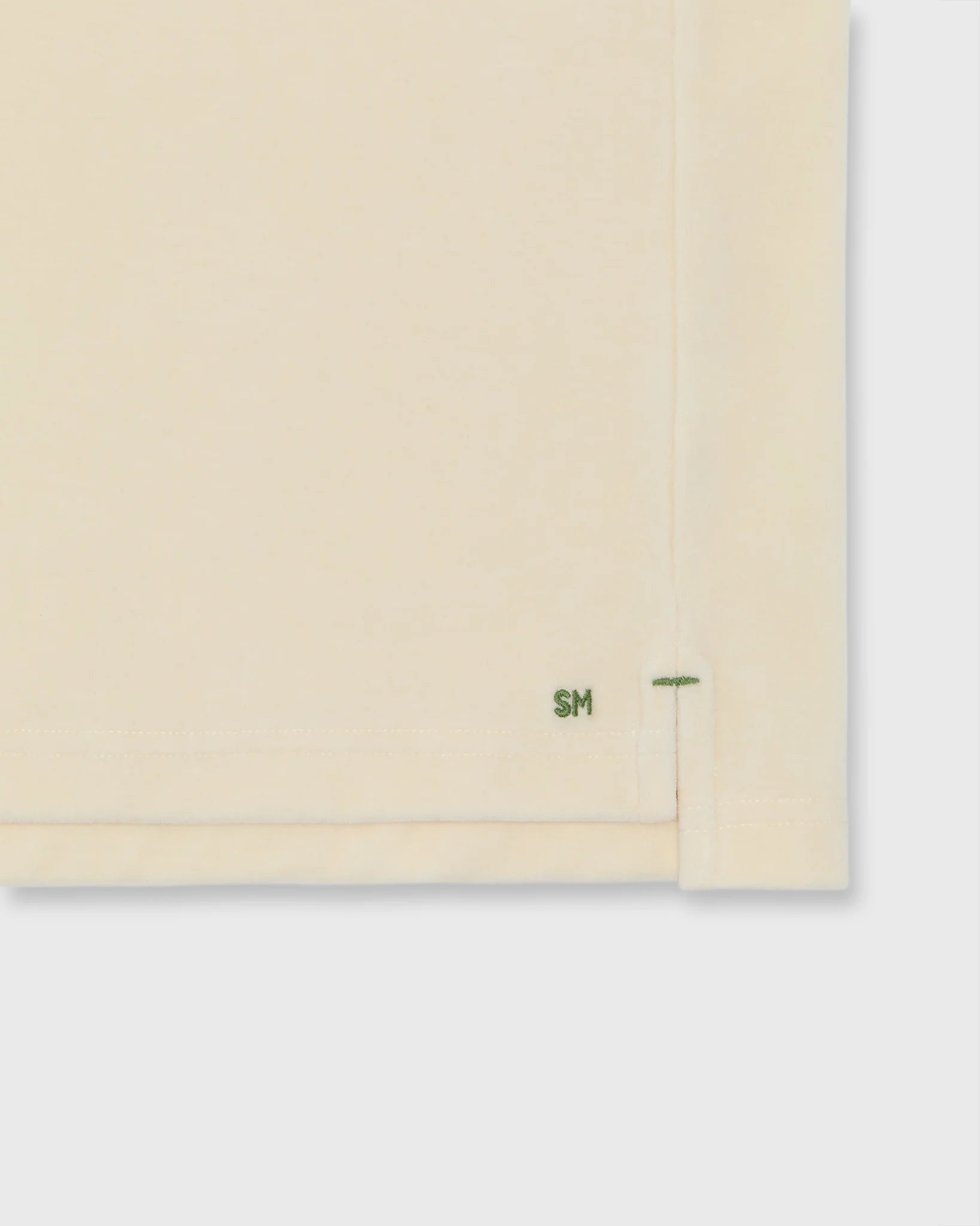 Sid Mashburn Long-Sleeved Polo Bone Velour