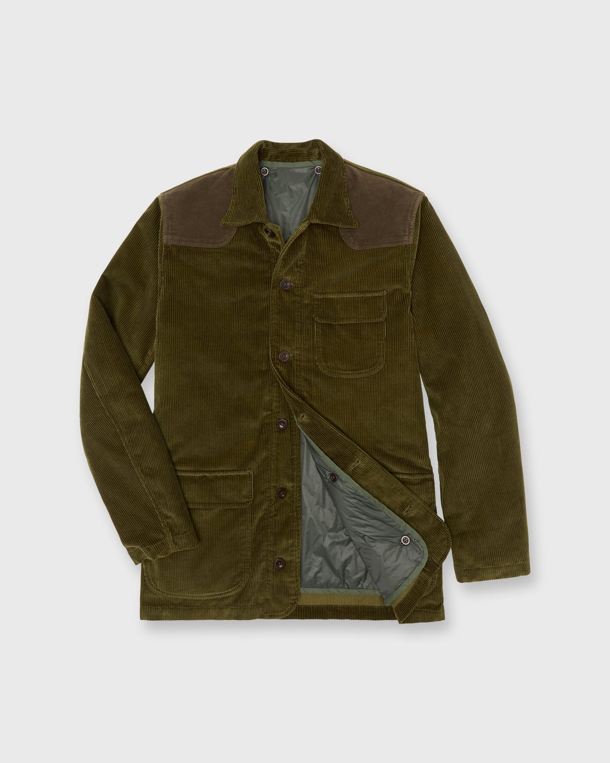 Sid Mashburn Hunting Jacket - Dark Olive Corduroy – product image